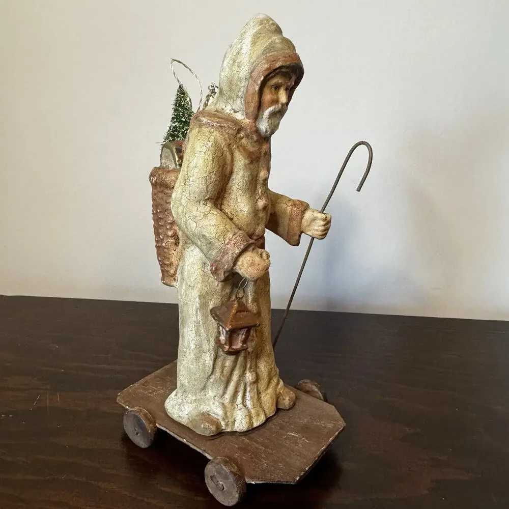 Bethany Lowe Santa Claus Father Christmas St. Nicholas Folk Art 6.5